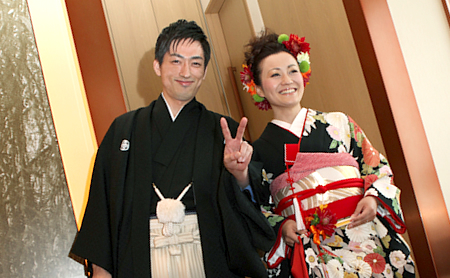 お色直しをして、お二人のご希望に沿った演出で再度ご入場していただきます