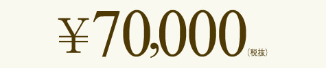 70,000円(税抜)
